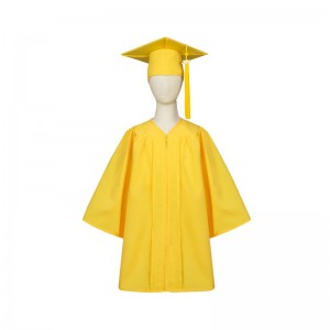 Child graduation gown cap