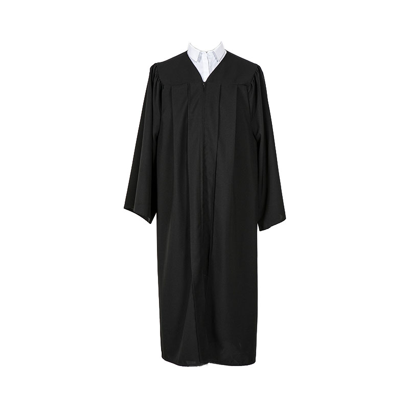 2017 wholesale price Metal Injection Gold Medallion -
 Top Quality Black Velvet Deluxe Doctoral Graduation Gown With Gold Piping And Doctoral 8-side Velvet Tam Package – Phoebee