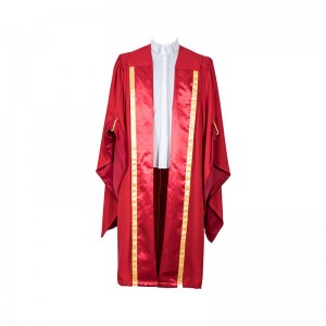 Custom UK style doctoral gown