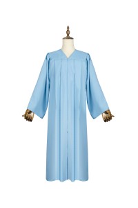 Hotsale Adult Light Blue Matte Graduation Gown