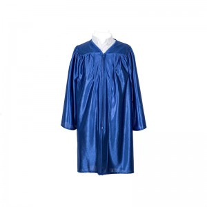 Hot sell Shiny kids graduation gown