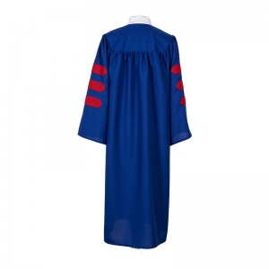 Non Fluted Doctoral Gown