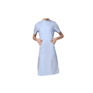 Hot Sell Medical white gown long sleeved female doctor nurse overalls
