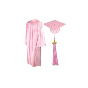 Hotsell Unisex Pink customized graduation gown