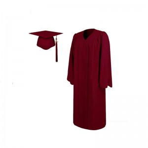 Hotsell Adult Maroon Matte Graduation Gown And Cap With Tassel